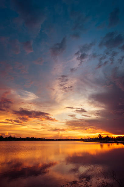 istock sunset on the lake landscape 927919164