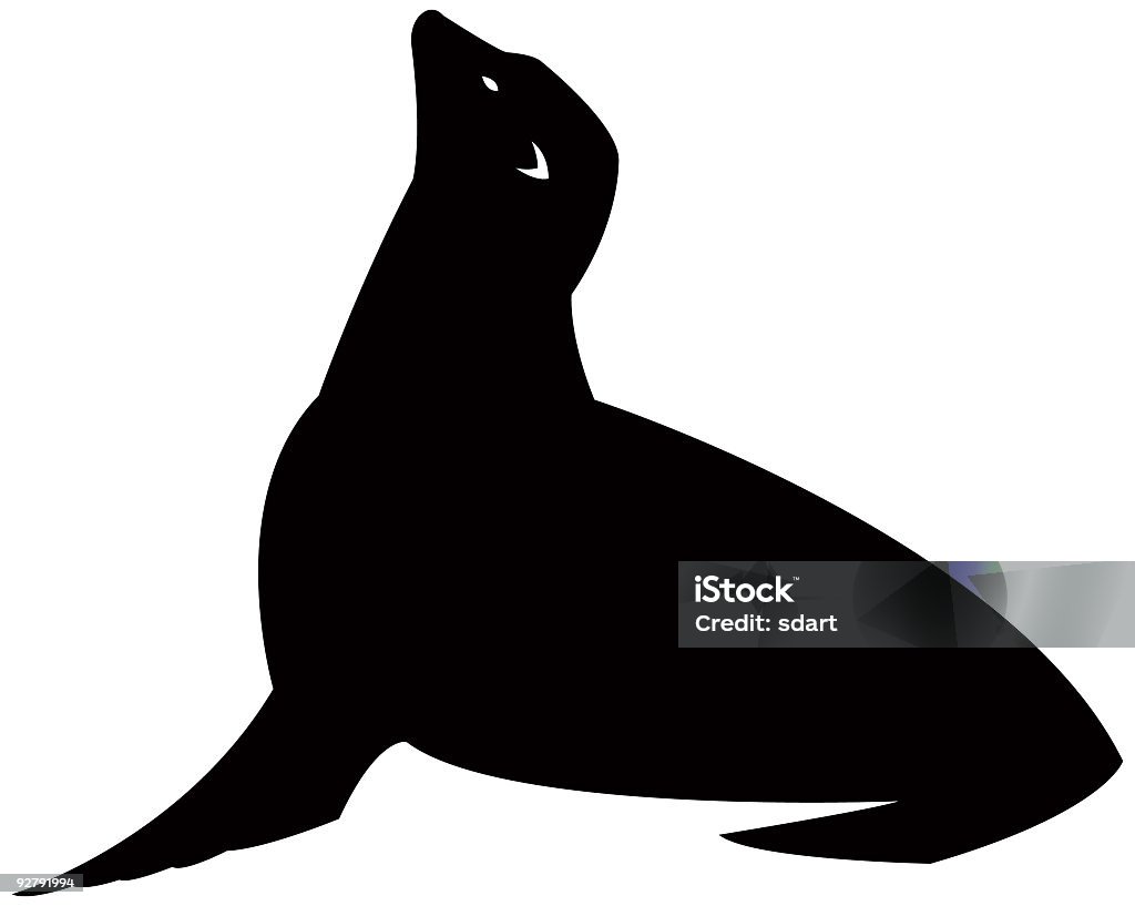 Leone marino - Illustrazione stock royalty-free di Animale