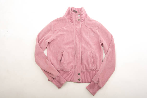 pink sweater  corduroy jacket stock pictures, royalty-free photos & images