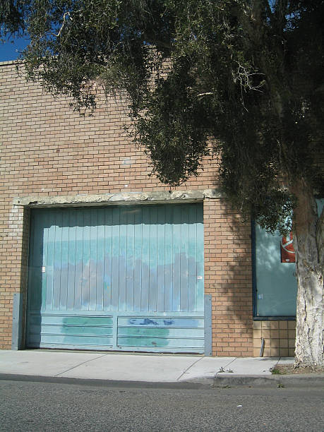 istock Rear access door to warehouse 92793972