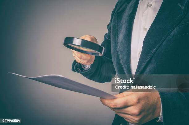 Inspector Stock Photo - Download Image Now - Examining, Money Laundering, White Collar Crime