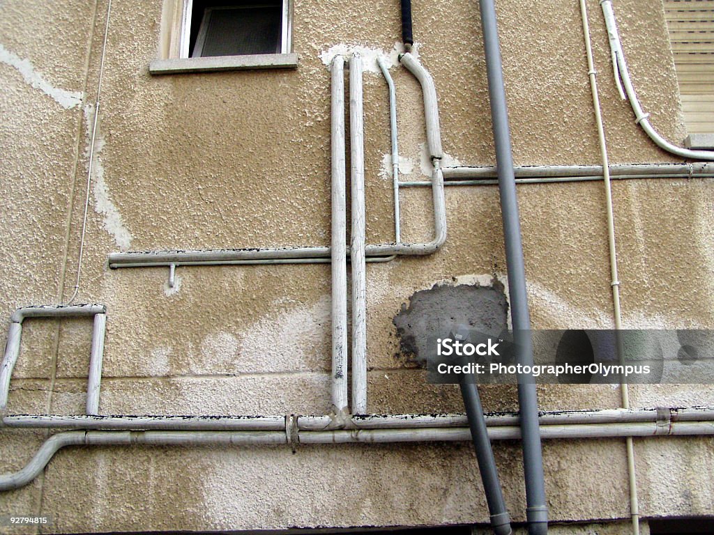 Plumbing  Architecture Stock Photo