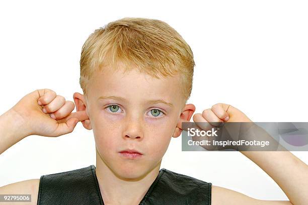 Not Listening Stock Photo - Download Image Now - Attitude, Blond Hair, Boys