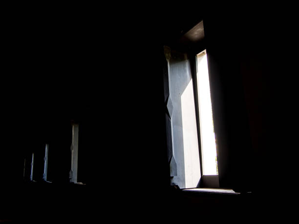 istock Sunlight shine through the window from outside the room. 927953394