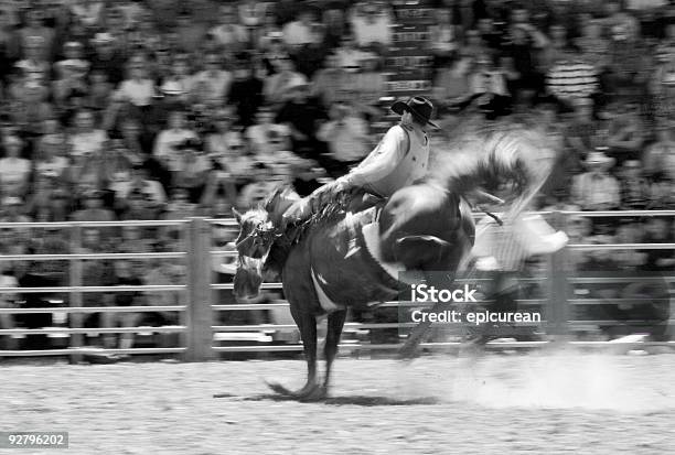 Ancora Un Rodeo - Fotografie stock e altre immagini di Alzarsi su due zampe - Alzarsi su due zampe, Ambientazione esterna, Cavallo - Equino