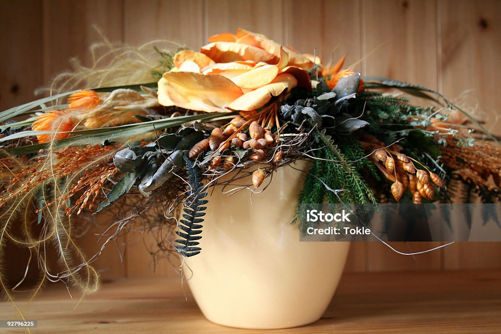 Vase Mit Trockenblumen - Lizenzfrei Aura Stock-Foto