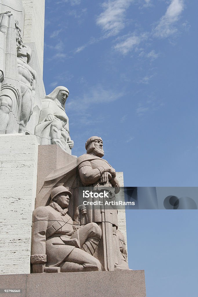 Parte da liberdade Monument, Riga - Foto de stock de Capitais internacionais royalty-free