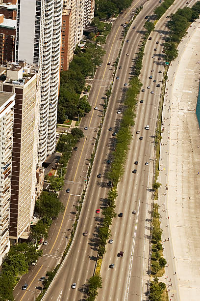 istock Lakeshore Drive. Aerial View, Chicago 92797024