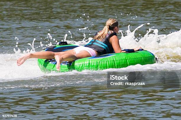 Summer Cool Down Stock Photo - Download Image Now - Inflatable Raft, Taking a Bath, Towing