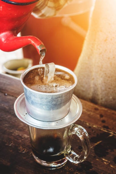 istock Cup of Dripping fresh hot coffee. 927974724