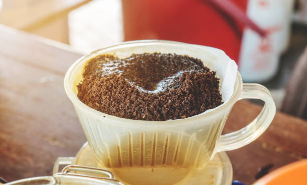 istock Cup of Dripping fresh hot coffee. 927975054