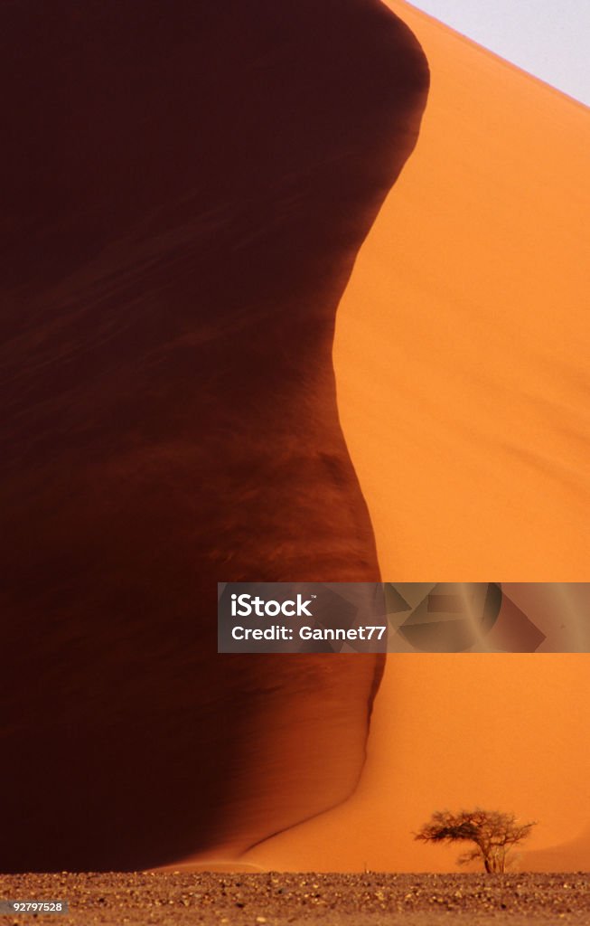 Amanecer en la Duna de arena; Desierto de Namib - Foto de stock de Aire libre libre de derechos