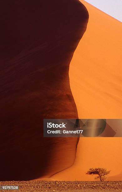 Amanecer En La Duna De Arena Desierto De Namib Foto de stock y más banco de imágenes de Aire libre - Aire libre, Aislado, Arena