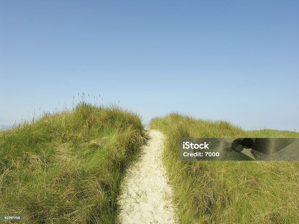 Beach-Himmelblau - Lizenzfrei Berühren Stock-Foto