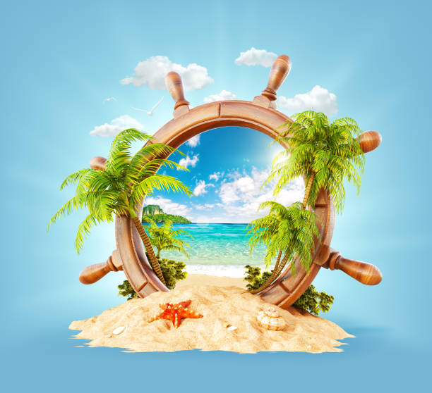 istock Tropical landscape in a helm 927978620