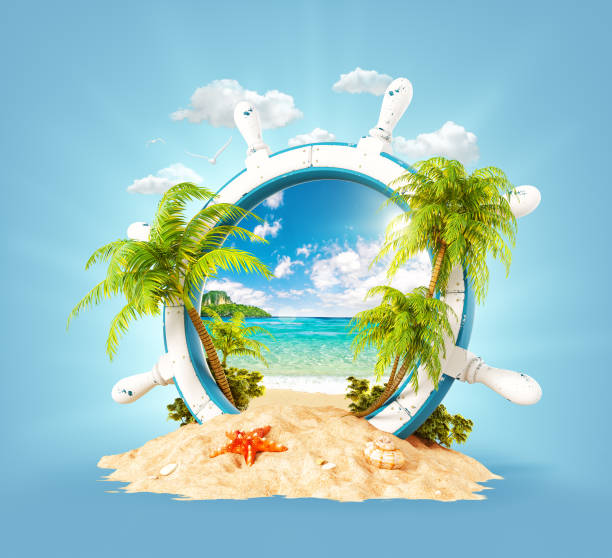 istock Tropical landscape in a helm 927978650