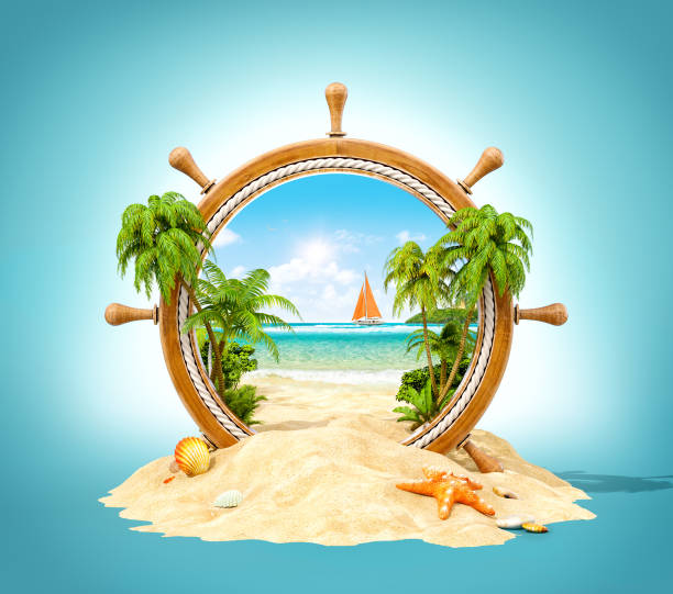 istock Tropical landscape in a helm 927978800