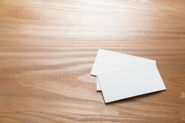 istock several clean white business cards with space for text 927978852