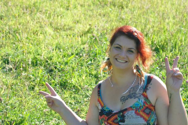 istock Woman in a park 927983342