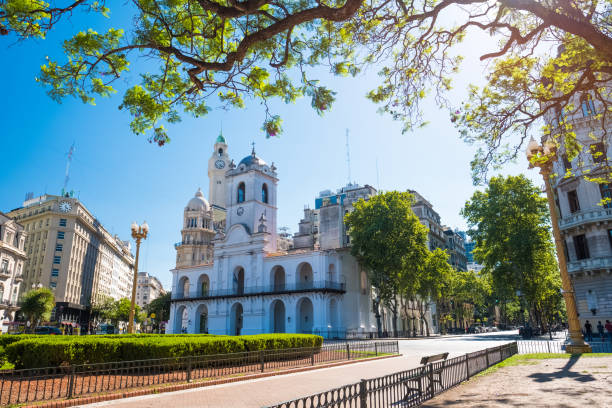 City of Buenos Aires City of Buenos Aires on sunny summer day, Argentina buenos aires stock pictures, royalty-free photos & images