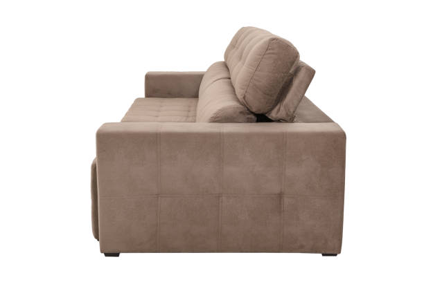 istock modern brown suede couch sofa   isolated on white background 927990172