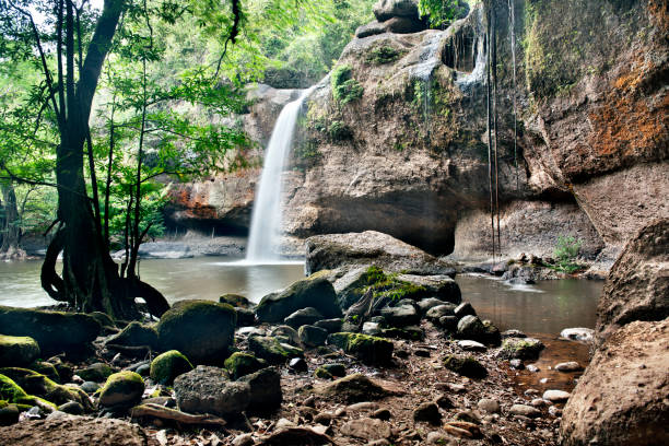 istock Waterfall in  Khaoyai national park , Thailand 927990996