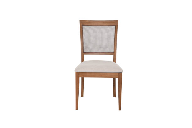 istock Wood chair. Object isolated of white background 927998686