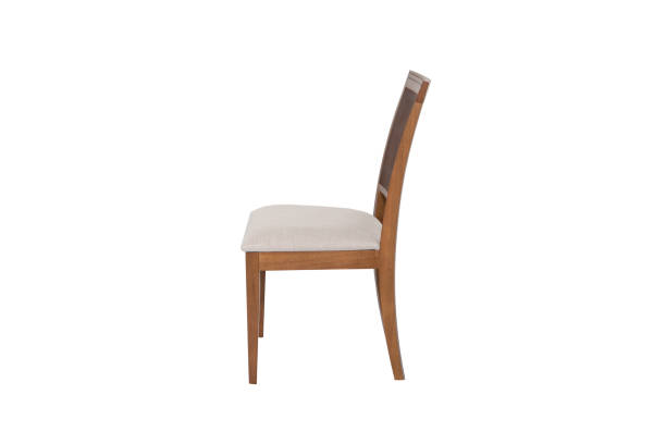 istock Wood chair. Object isolated of white background 927998896