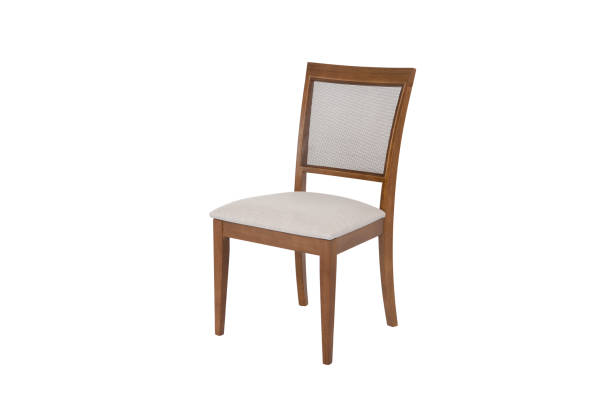 Wood chair. Object isolated of white background