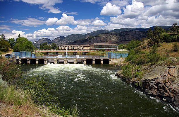 Level Control Dam stock photo