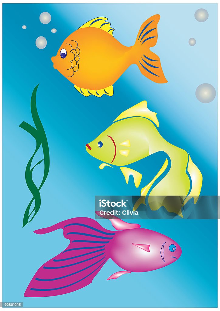 Fishes - Ilustración de stock de Agua libre de derechos