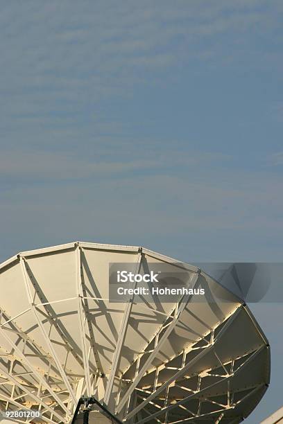 Satellite Beam Stock Photo - Download Image Now - Built Structure, Cable, Cloud - Sky