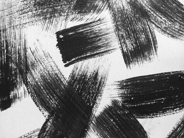 istock black painted on the white cement wall background 928013502