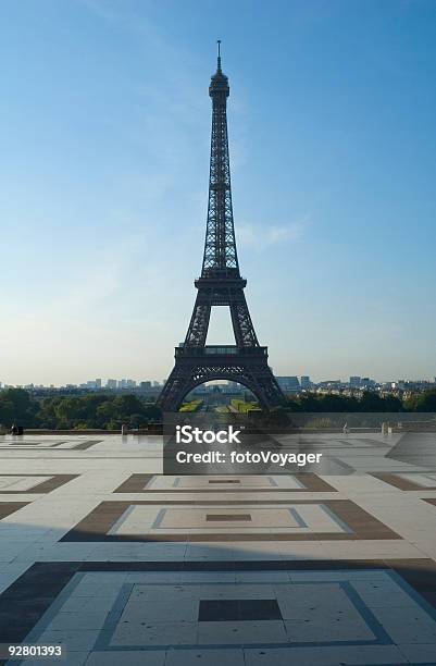 Eiffel Tower And Trocadero Stock Photo - Download Image Now - Accessibility, Capital Cities, Champ-de-Mars