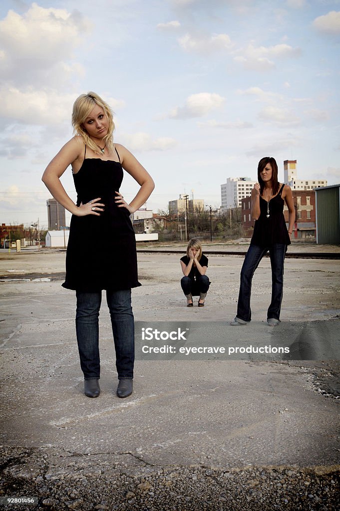 Glücklich urban Frauenporträts - Lizenzfrei 20-24 Jahre Stock-Foto