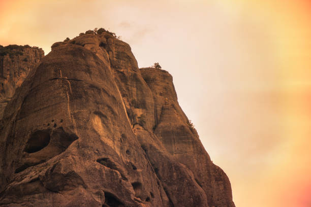 rock climbers on Meteora. Greece