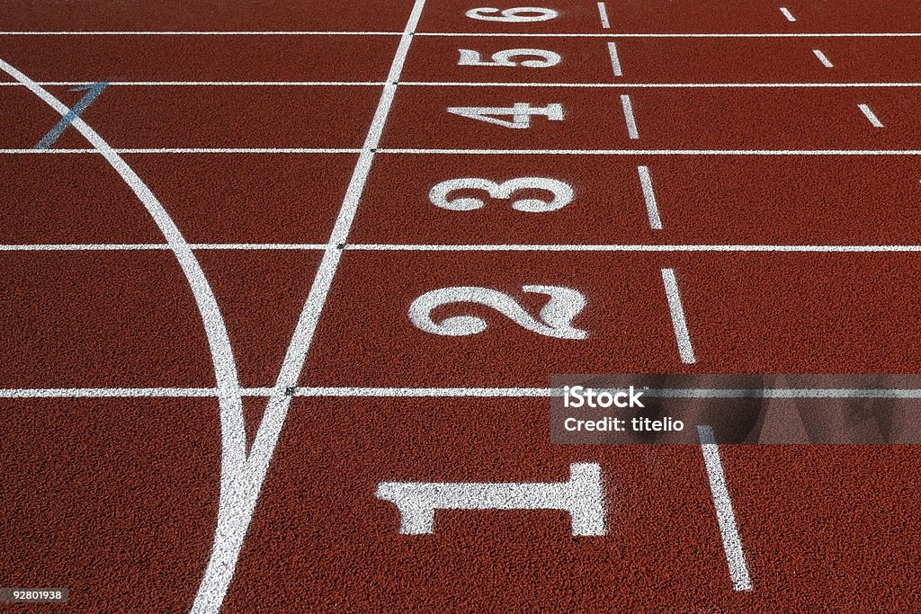 Pista de atletismo - Foto de stock de Color - Tipo de imagen libre de derechos