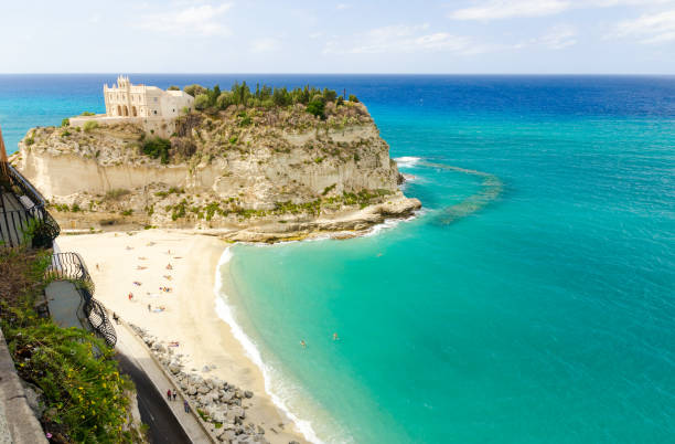 Tropea, Calabria - Italy Beautiful beach in south italy calabria stock pictures, royalty-free photos & images