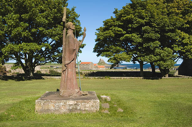 The castle on the Holy Island of Lindisfarne