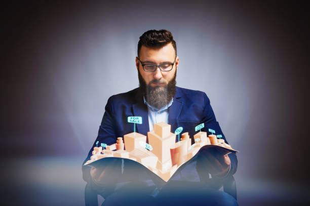 Concept of online Real Estate Agent.
