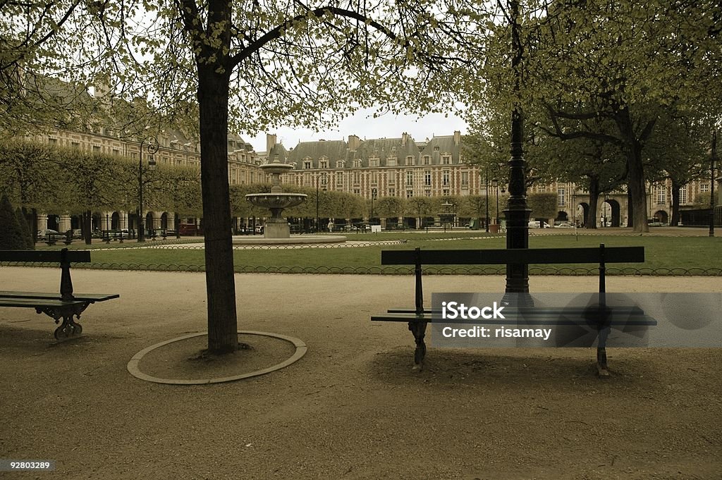 Place des Vosges, Paris, France.  Place des Vosges Stock Photo