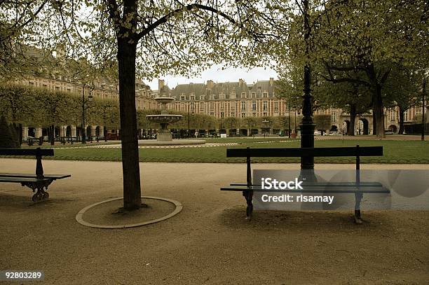 Place Des Vosges Paris France Stock Photo - Download Image Now - Place des Vosges, Capital Cities, Color Image