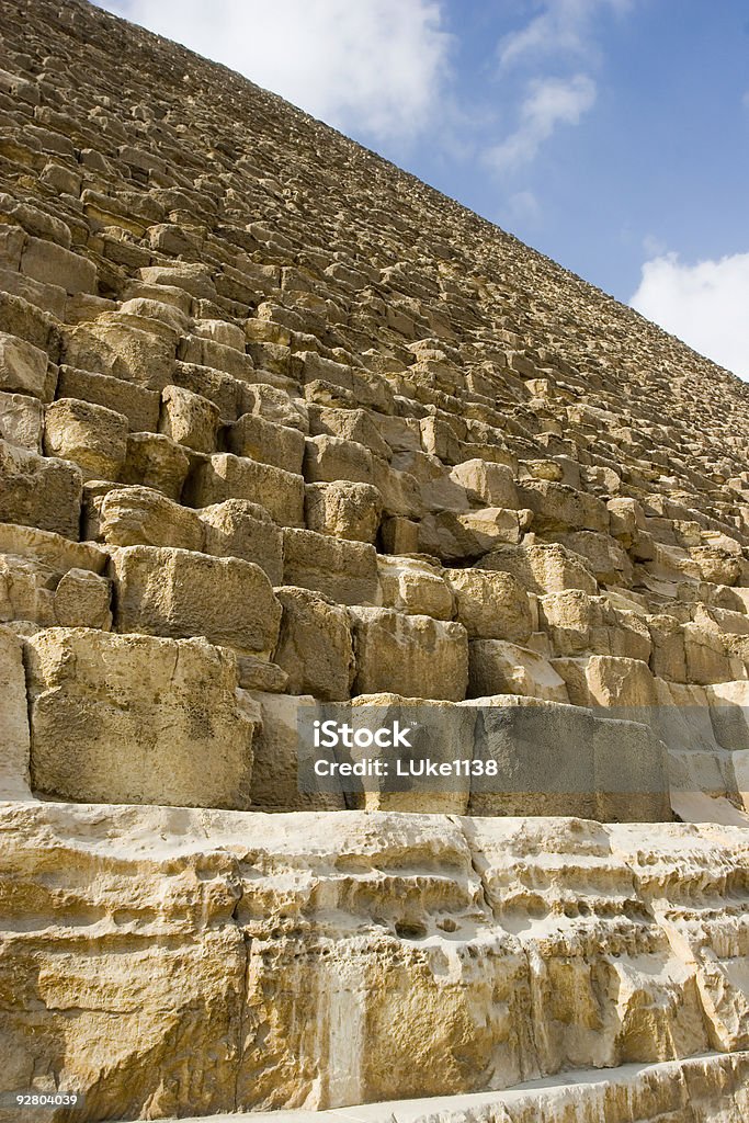 Détail de la pyramide de Khéops - Photo de Afrique libre de droits