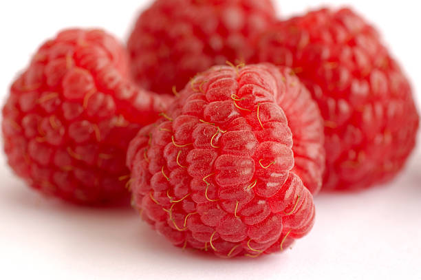 Fresh Raspberries stock photo