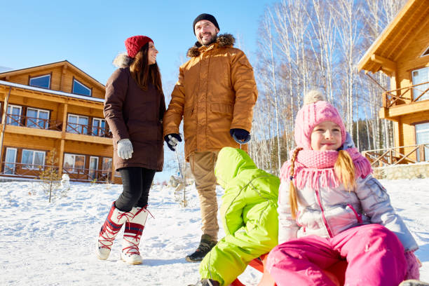 istock Family enjoying beautiful winter day 928047242