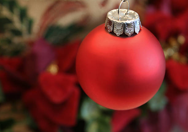 Red Ornament 1 stock photo