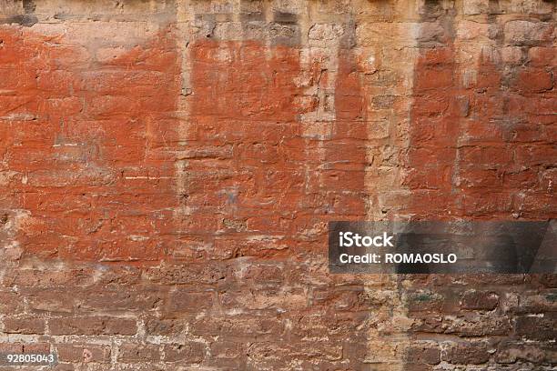 Photo libre de droit de Peint Mur De Briques Rouges Texture De Venise banque d'images et plus d'images libres de droit de Abstrait - Abstrait, Antiquités, Brique