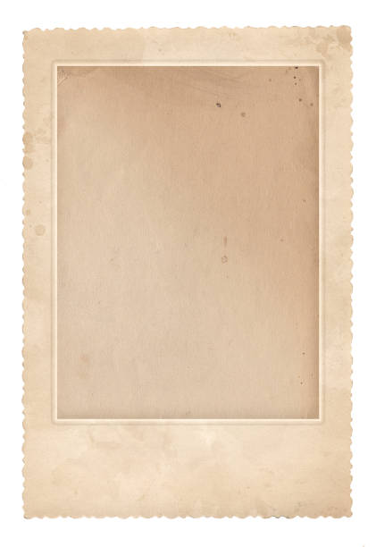 istock Old photo frame. Vintage paper. Retro card 928057792