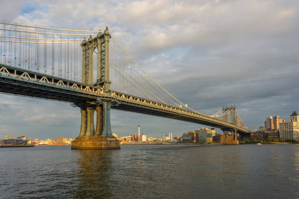 istock Sunset view of Manhattan Bridge, New York 928058830