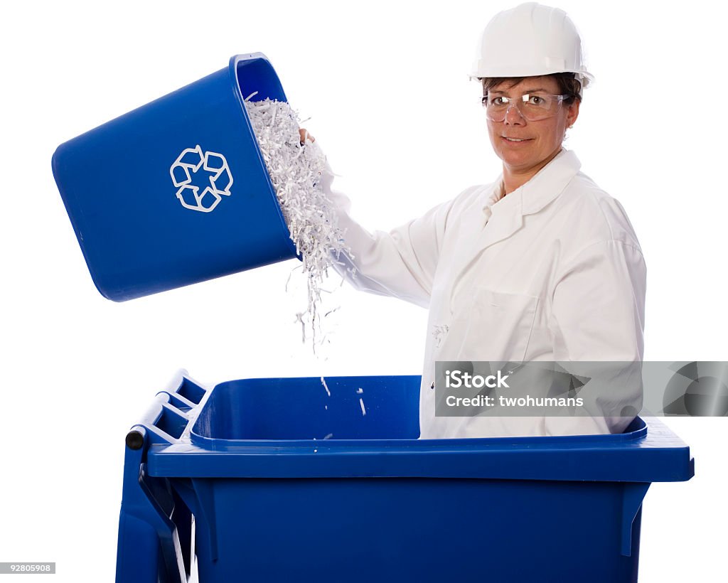 Reciclaje enthousiasm - Foto de stock de Adulto libre de derechos